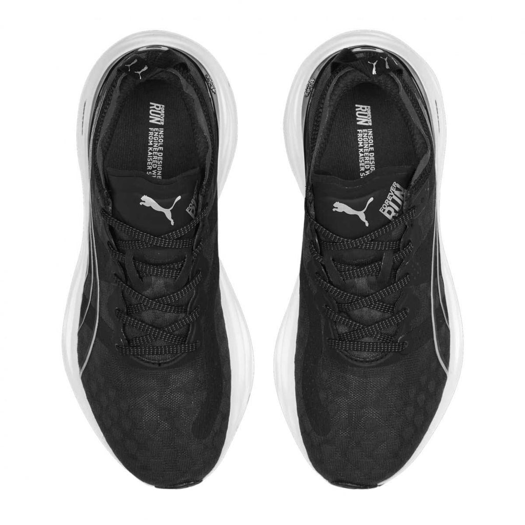 Tenis Puma FOREVER RUN NITRO Negro Blanco Mujer - Main Image