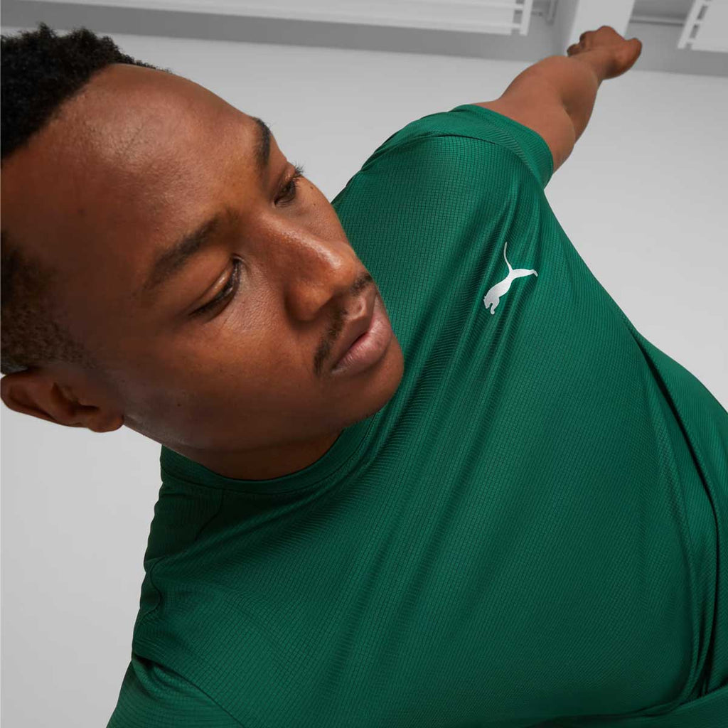 Green puma shirt online
