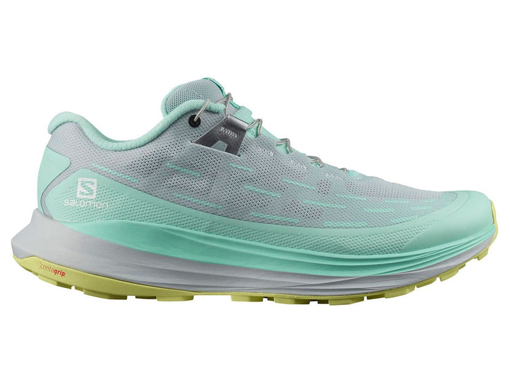 Tenis Trail Running Salomon ULTRA GLIDE Verde Gris Mujer
