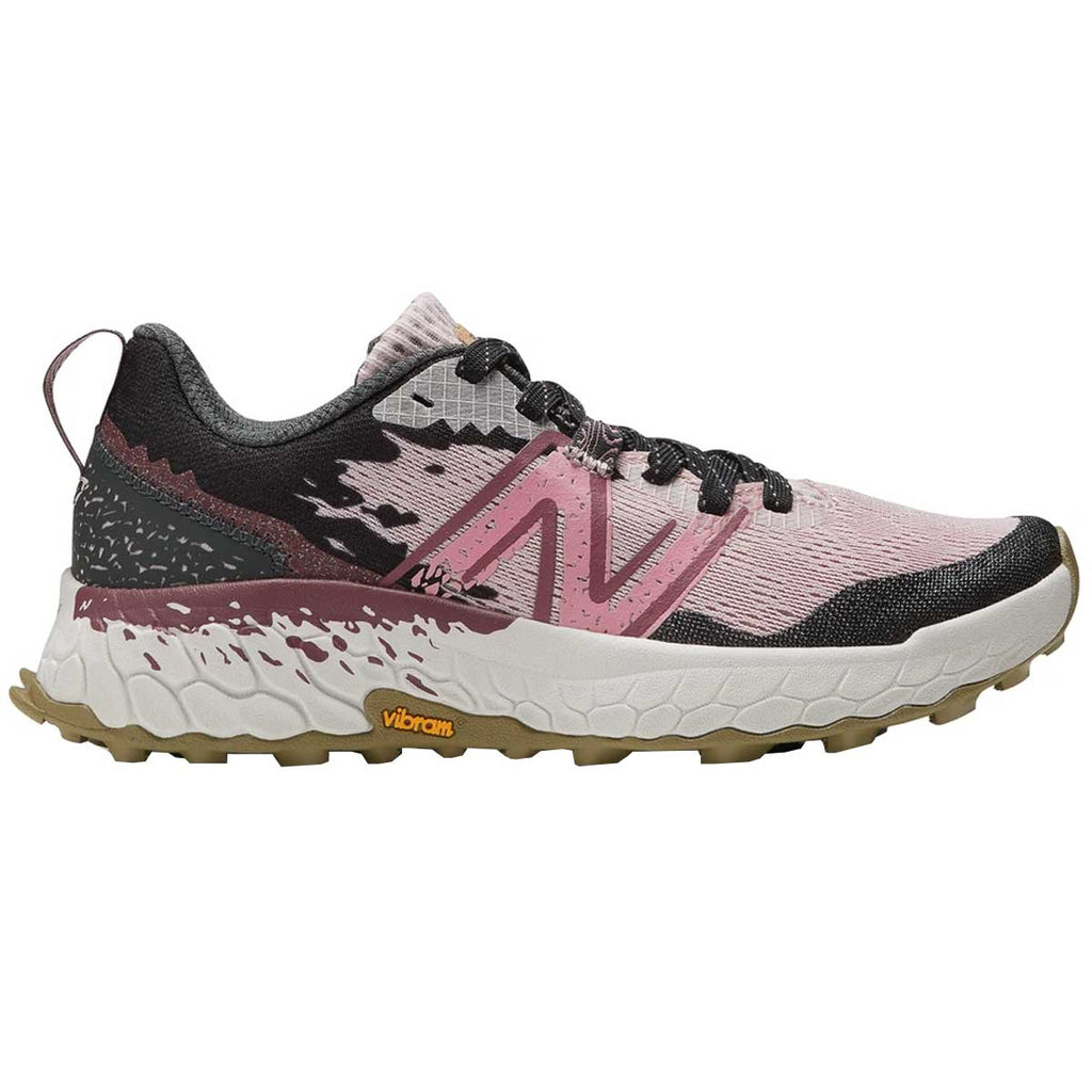 Dinkarville Lechuguilla absceso Tenis New Balance Trail Running HIERRO V7 Gris Rosa Mujer