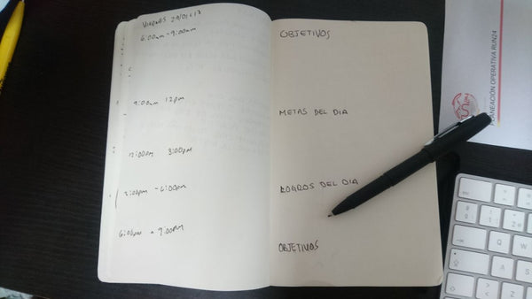 Planea tus metas y objetivos