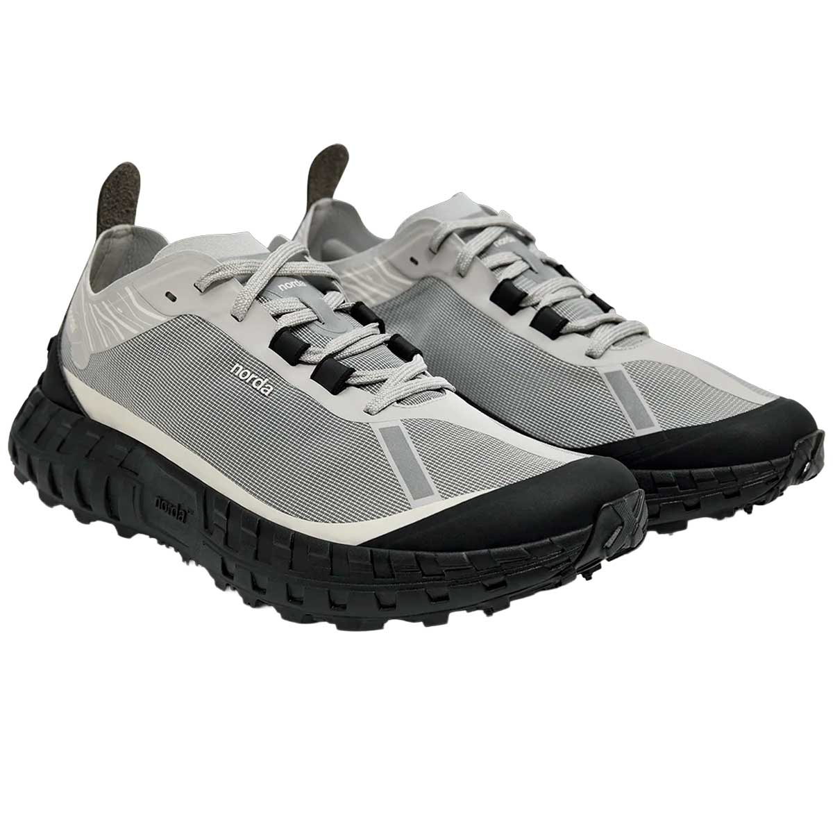 Tenis Norda 001A Pewter Trail Running Gris Negro Hombre