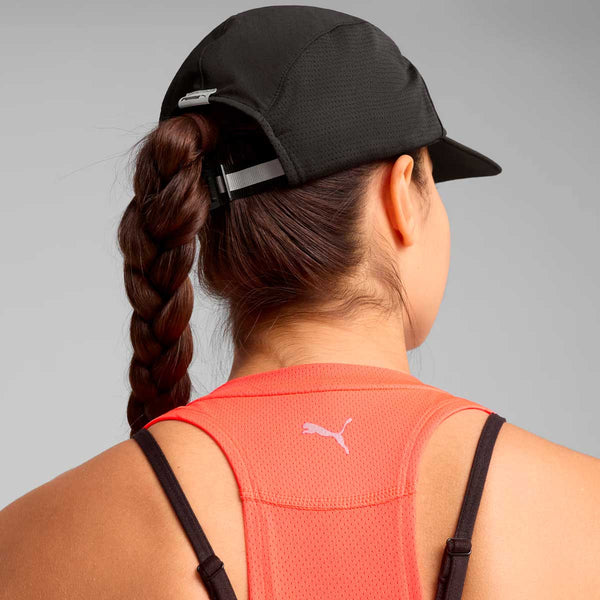 Gorra Deportiva Puma Plegable de 5 paneles Negro Unisex