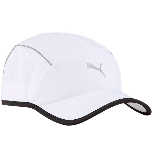 Gorra Deportiva Puma Runner Visor 5 Panel Cap Blanco N Unisex