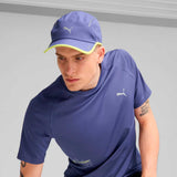 Gorra Deportiva Puma Runner Short Visor 5 Panel Cap Azul Unisex