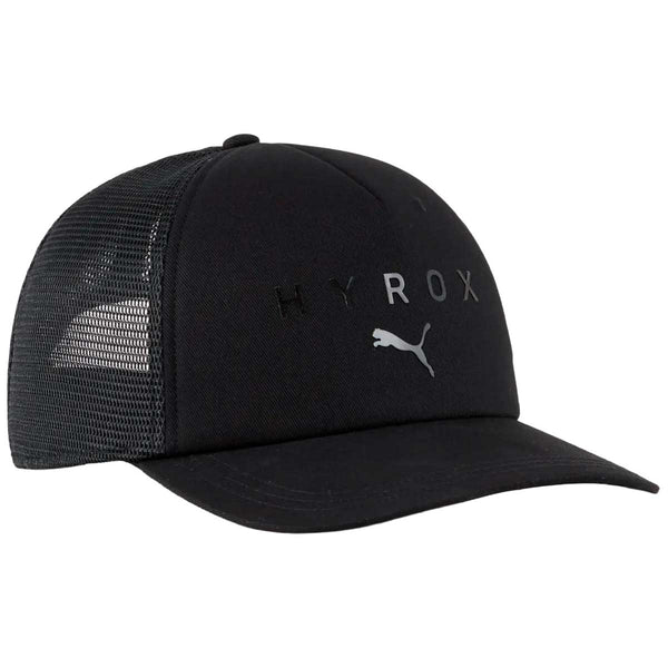 Gorra Puma Trucker Edición Limitada Hyrox Negro