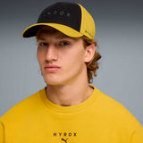 Gorra Deportiva PUMA x HYROX Amarillo Negro Hombre
