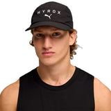 Gorra Deportiva PUMA x HYROX 5 Paneles Negra Unisex
