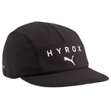 Gorra Deportiva PUMA x HYROX 5 Paneles Negra Unisex