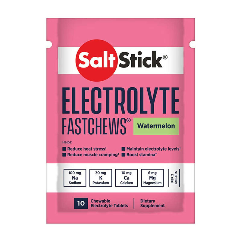 SaltStick Fastchews 10 tabletas sales Minerales electrolítos sabor Sandia