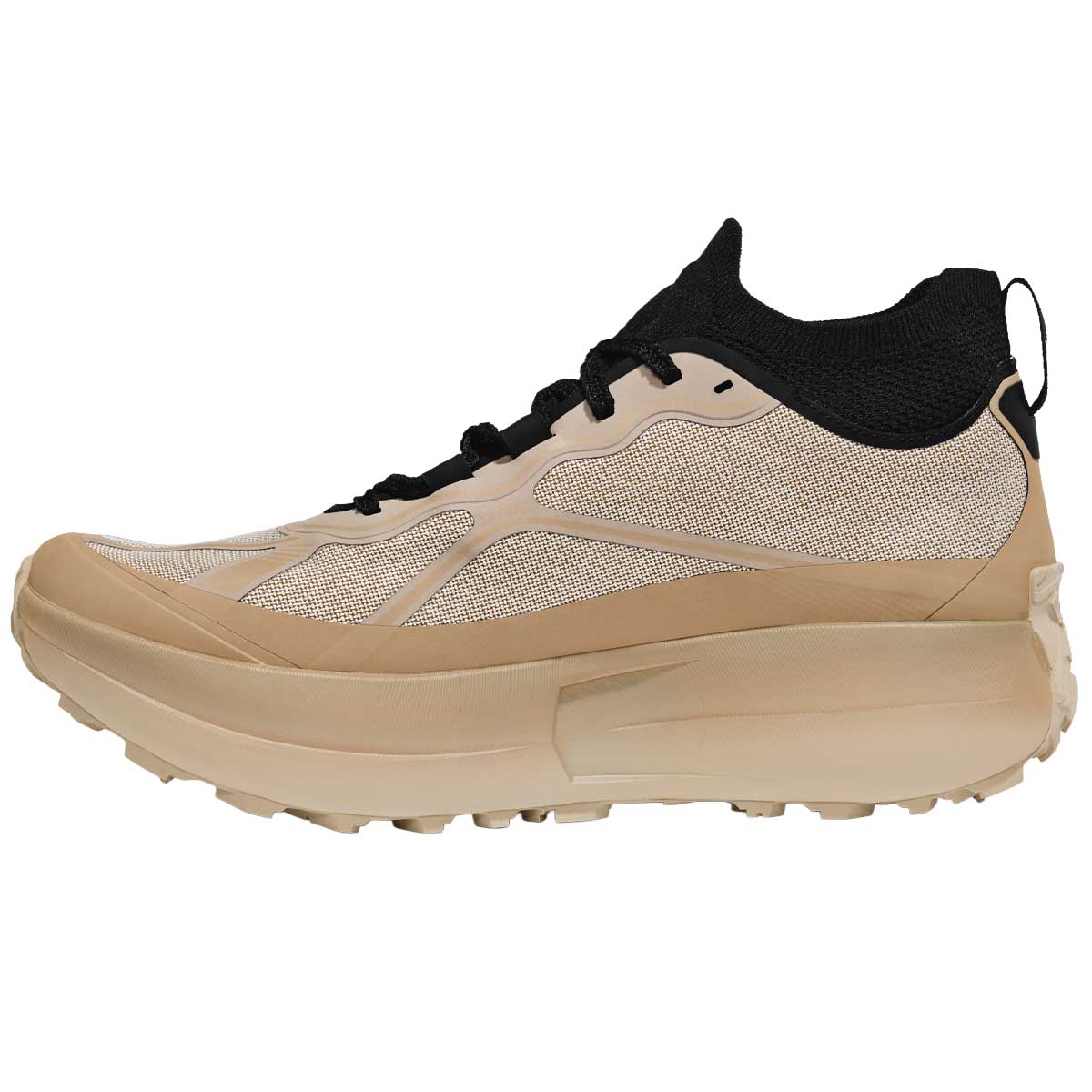 Tenis Norda 055 Trail Running Beige Negro Mujer