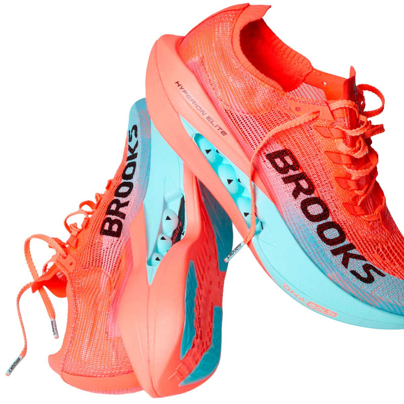 Tenis Brooks Running HYPERION ELITE 5 Naranja Unisex