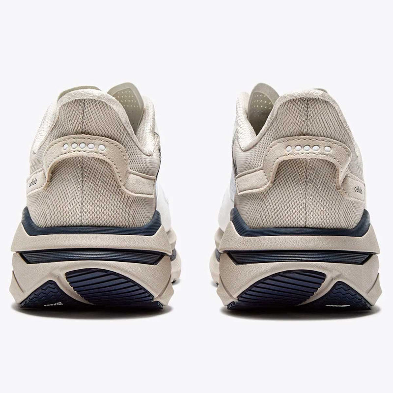 Tenis Running Diadora CELLULA Blanco Beige Mujer