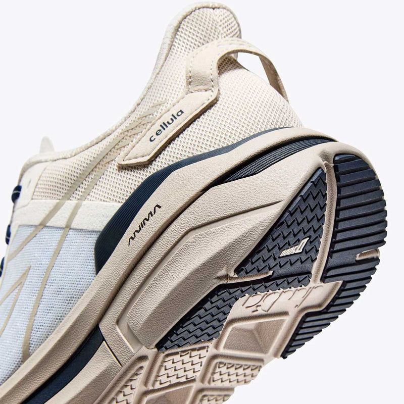 Tenis Running Diadora CELLULA Blanco Beige Mujer