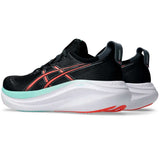 Tenis Asics GEL NIMBUS 27 Negro Naranja Hombre