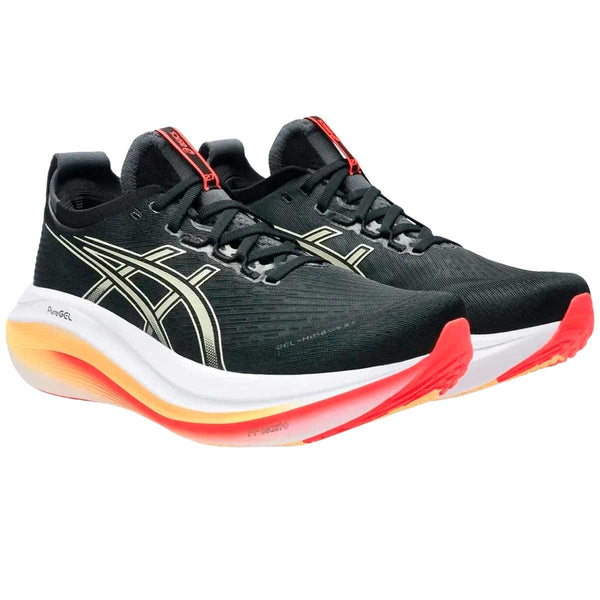 Tenis Asics GEL NIMBUS 27 Negro Khaki Hombre