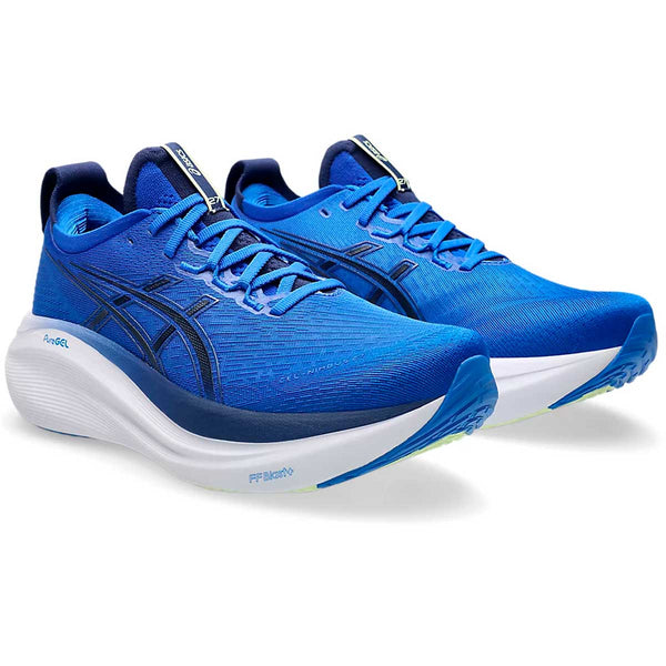 Tenis Asics GEL NIMBUS 27 Azul Blanco Hombre