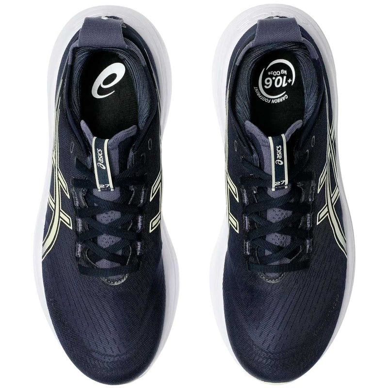 Tenis Asics GEL NIMBUS 27 Negro Vainilla Hombre