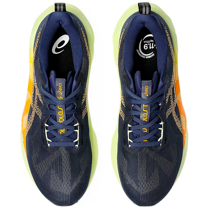 Tenis Asics Running NOVABLAST 5 Azul Verde Hombre