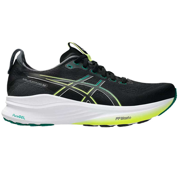Tenis Asics GEL KAYANO 32 Negro Verde Hombre
