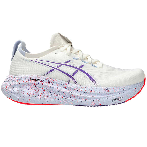 Tenis Asics GEL NIMBUS 27 TOKIO Beige Morado Hombre