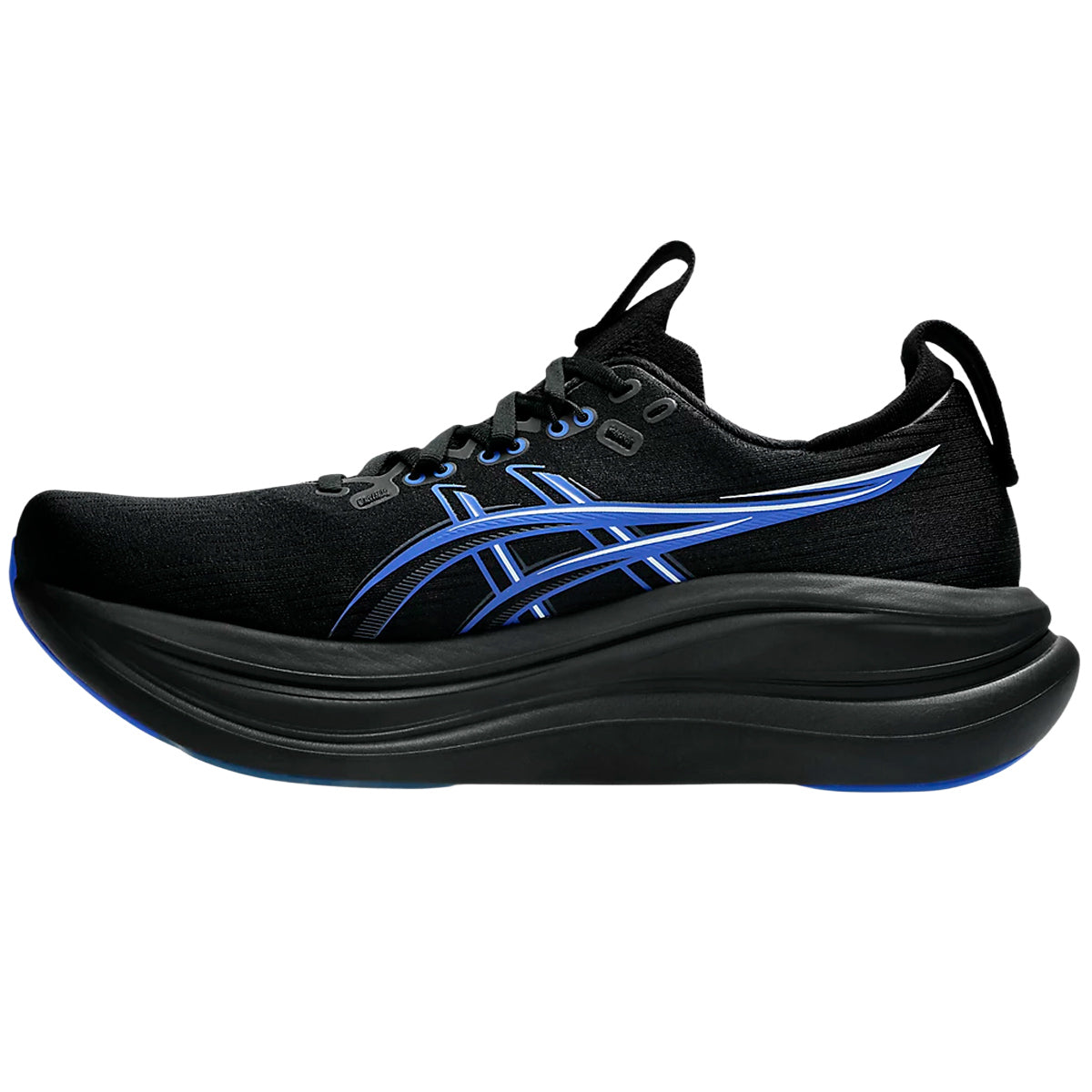Tenis Asics GEL NIMBUS 28 Negro Azul Hombre