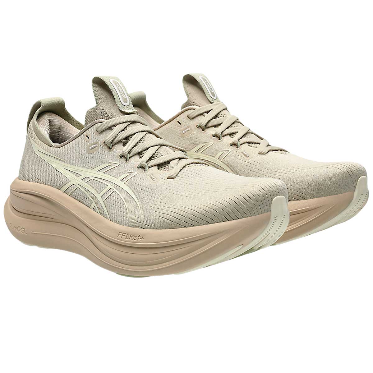 Tenis Asics GEL NIMBUS 28 Café Crema Hombre