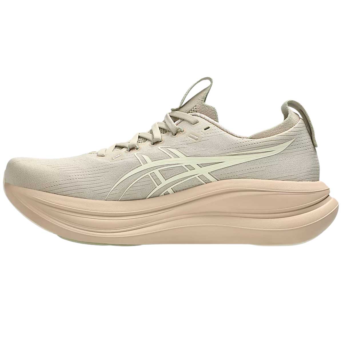 Tenis Asics GEL NIMBUS 28 Café Crema Hombre