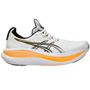 Tenis Asics GEL-NIMBUS 28 Blanco Naranja Hombre