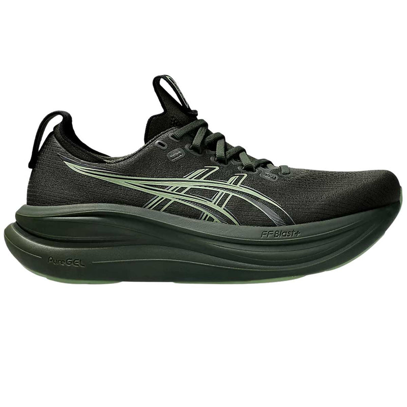 Tenis Asics GEL-NIMBUS 28 Verde Olivo Hombre