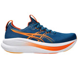 Tenis Asics GEL NIMBUS 28 Azul Naranja Hombre