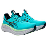 Tenis Asics GEL-NIMBUS 28 Aqua Negro Hombre