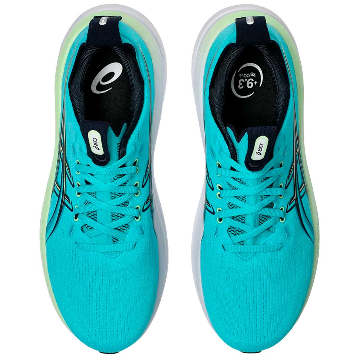 Tenis Asics GEL-NIMBUS 28 Aqua Negro Hombre