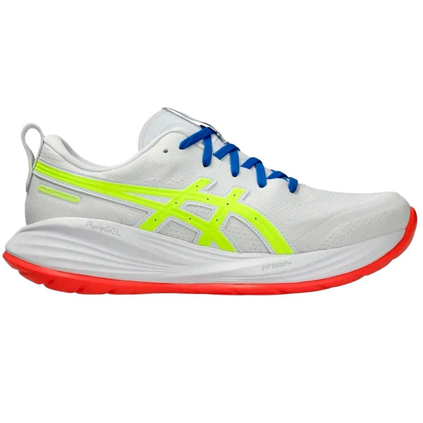 Tenis Asics GEL CUMULUS 27 ATC Blanco Amarillo Hombre