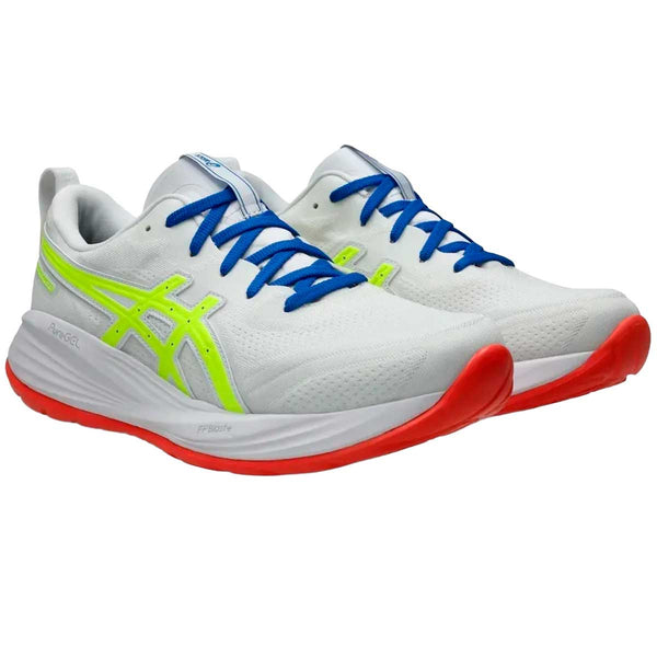 Tenis Asics GEL CUMULUS 27 ATC Blanco Amarillo Hombre
