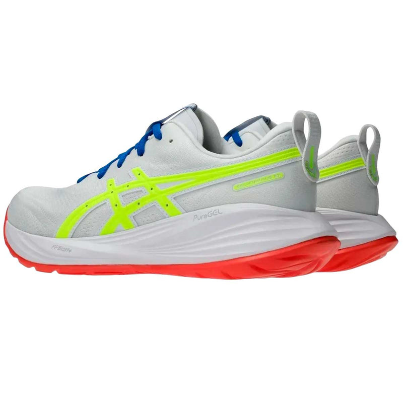Tenis Asics GEL CUMULUS 27 ATC Blanco Amarillo Hombre