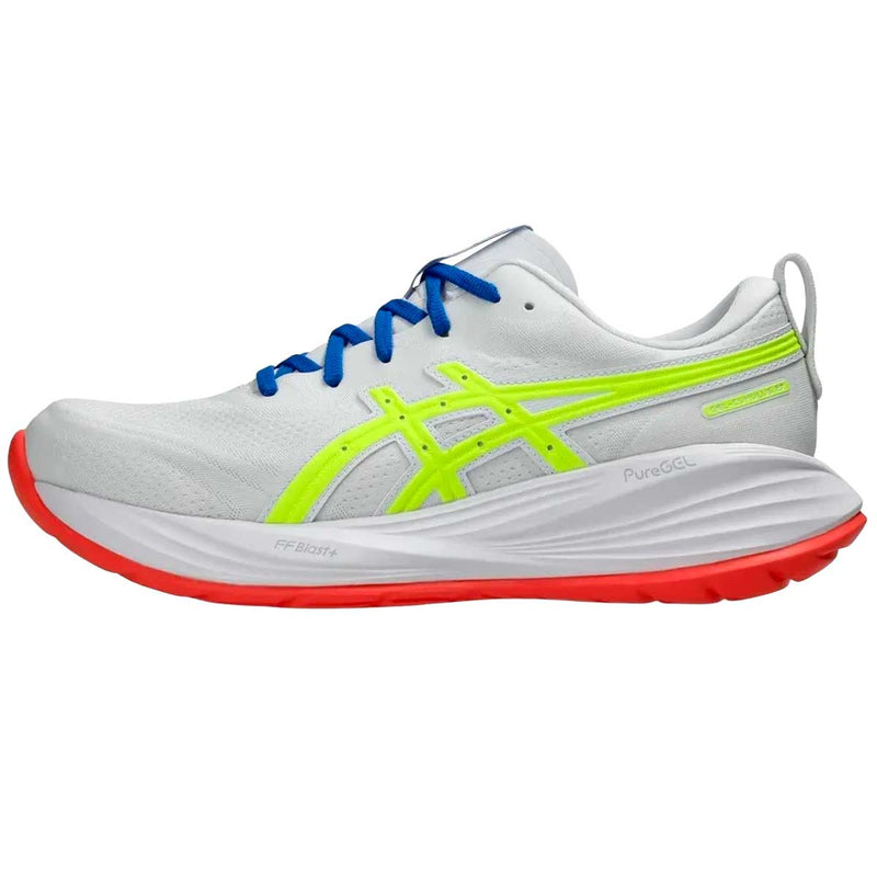 Tenis Asics GEL CUMULUS 27 ATC Blanco Amarillo Hombre