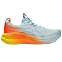 Tenis Asics GEL NIMBUS 28 Celeste Naranja Hombre