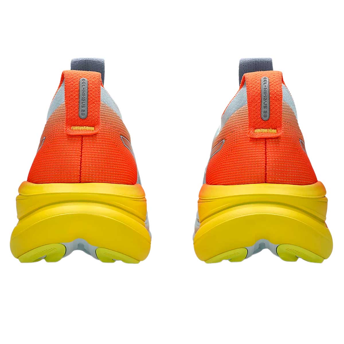 Tenis Asics GEL NIMBUS 28 Celeste Naranja Hombre