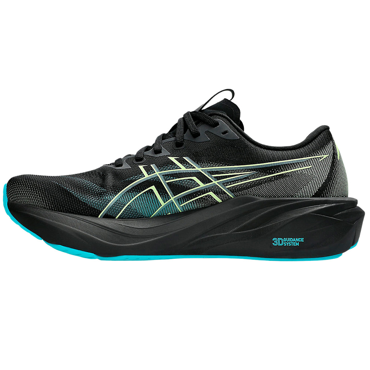 Tenis Asics GT-2000 15 Negro Celeste Hombre