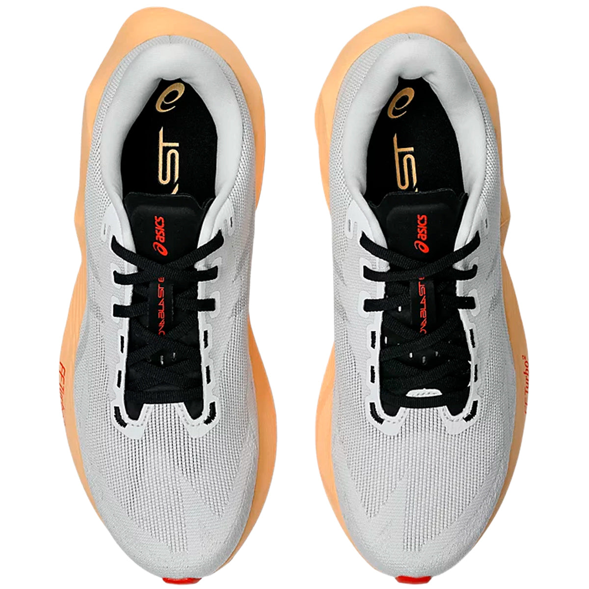 Tenis Asics NOVABLAST 6 Gris Naranja Hombre