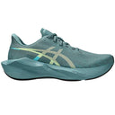 Tenis Asics NOVABLAST 6 Verde Amarillo Hombre