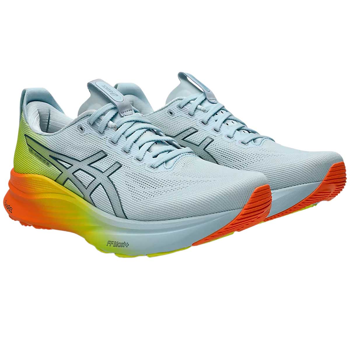 Tenis Asics GEL KAYANO 32 Celeste Amarillo Hombre