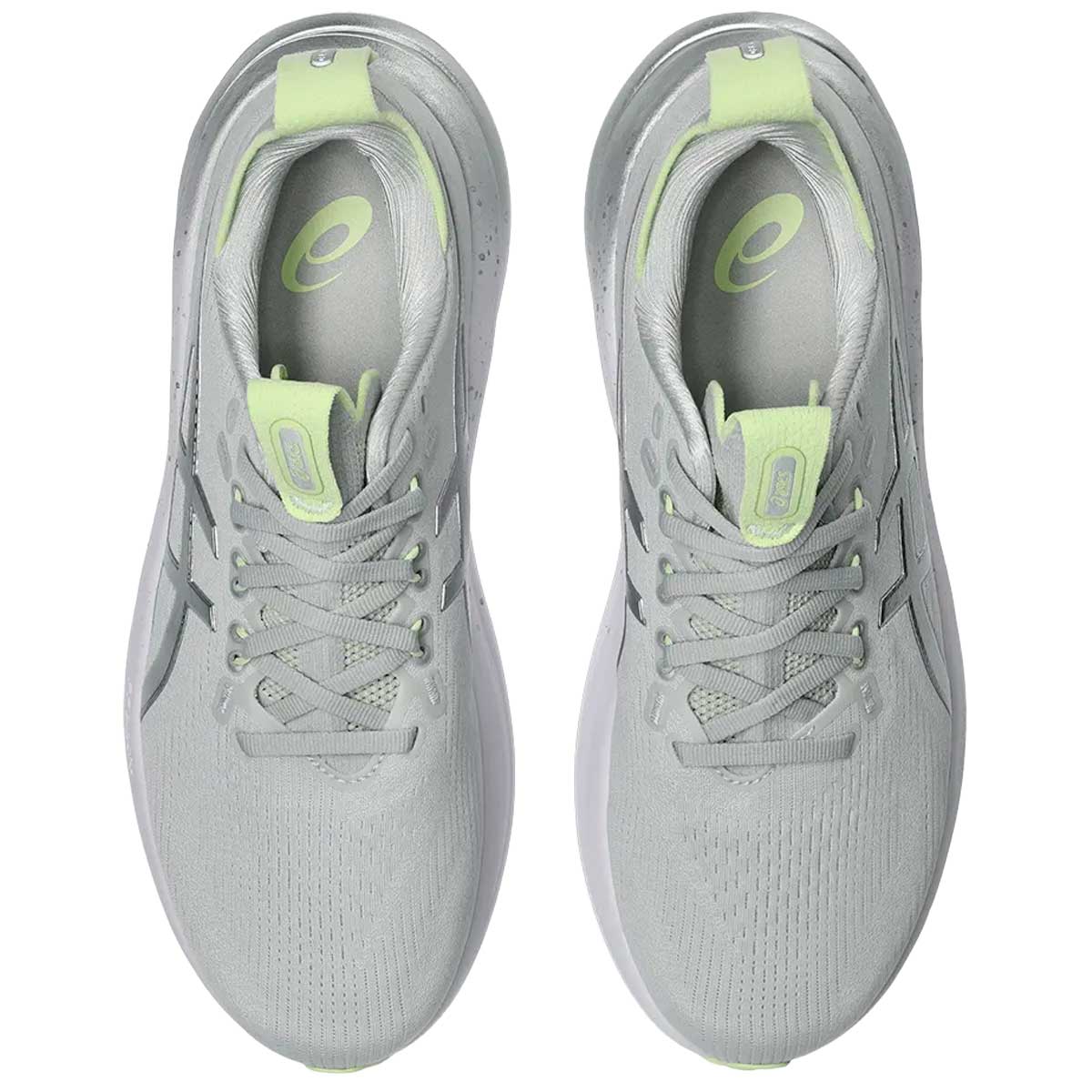 Tenis Asics GEL-NIMBUS 28 PLATINUM Gris Blanco Hombre