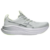 Tenis Asics GEL-NIMBUS 28 PLATINUM Gris Blanco Hombre