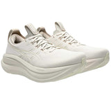 Tenis Asics Running GEL NIMBUS 28 Beige Crema Hombre