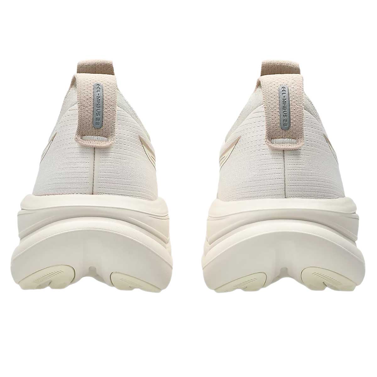 Tenis Asics Running GEL NIMBUS 28 Beige Crema Hombre