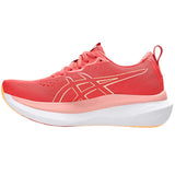 Tenis Asics GLIDERIDE MAX Coral Blanco Mujer