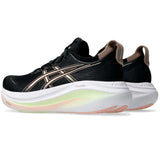 Tenis Asics GEL NIMBUS 27 Negro Beige Mujer