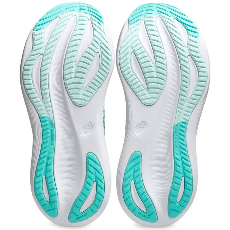 Tenis Asics Running GEL NIMBUS 27 Gris Aqua Mujer